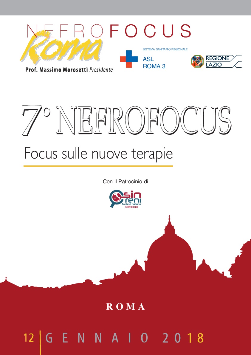 Programma 7° Nefrofocus, Focus sulle Nuove Terapie
