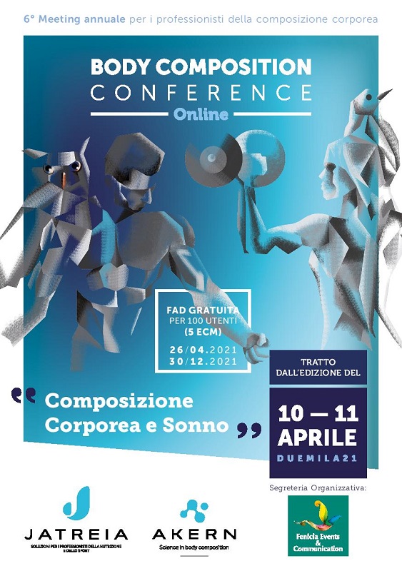 Programma Body Composition Conference 2021 - Composizione corporea e sonno - FAD