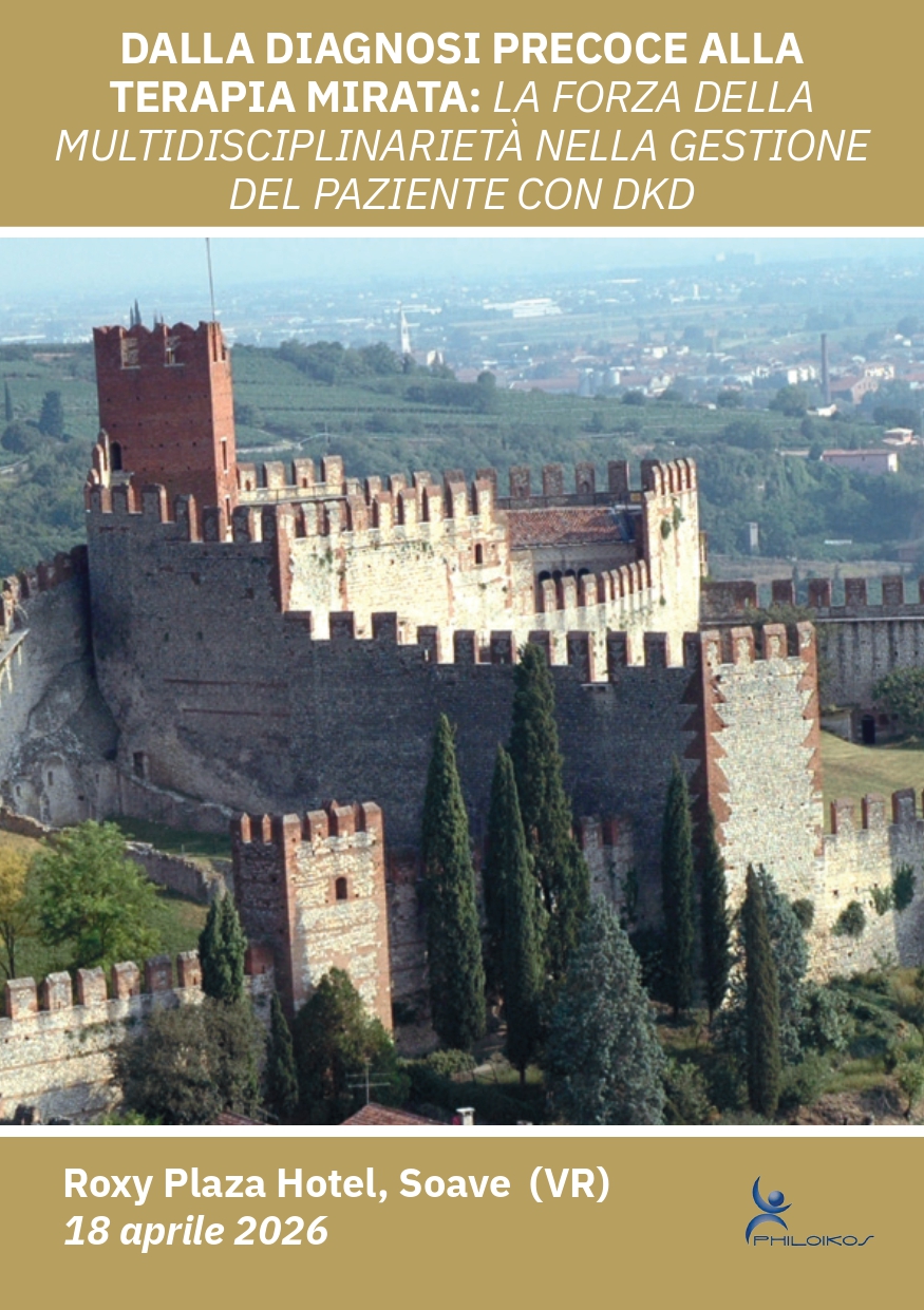 Programma Dalla diagnosi precoce alla terapia mirata: la forza della multidisciplinarieta' nella gestione del paziente con DKD - Soave
